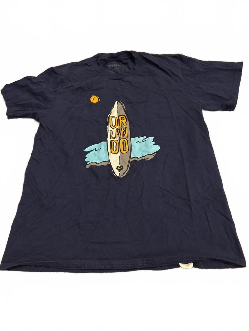 SUNA Boys Navy Graphic Tee XL